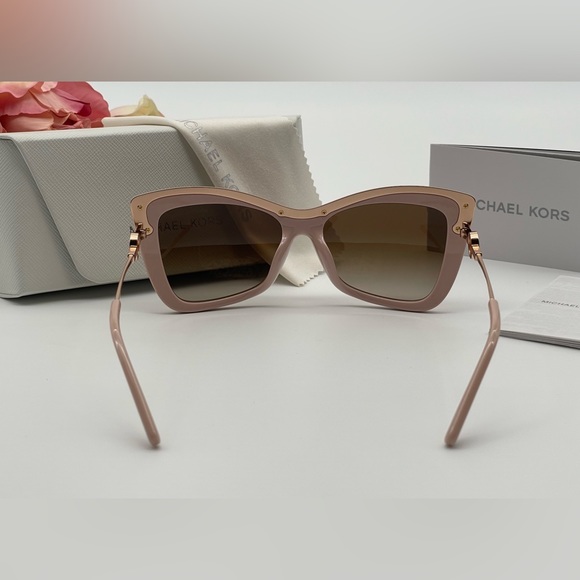 Michael Kors Pink Crystal Cat Eye Sunglasses - Picture 15 of 16